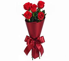 Букет 5 Красных роз Эдлесс Лав в Пахомово