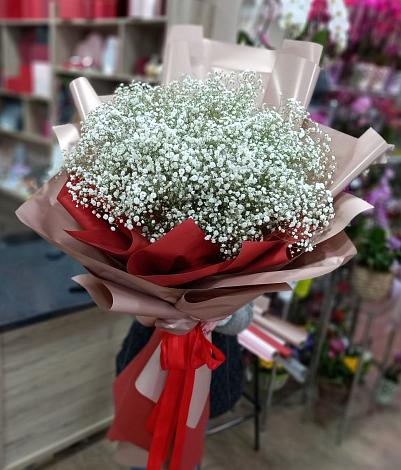 Букет цветов из: Гипсофила в Пахомово
