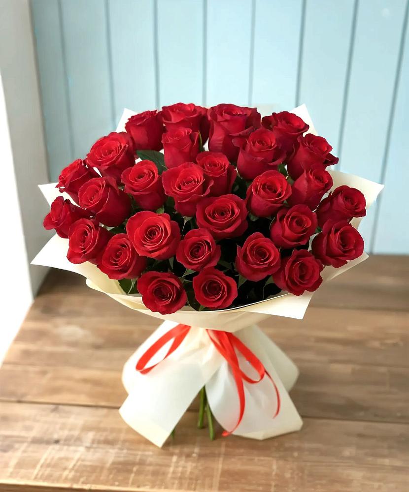 Букет 29 Красных роз в Пахомово