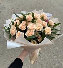 Букет Кремовые розы Латте #REPLACE_PRED# Пахомово