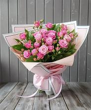 Букет Розовый кустик в Пахомово