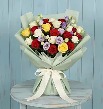 Букет цветов из:  Розы в Пахомово