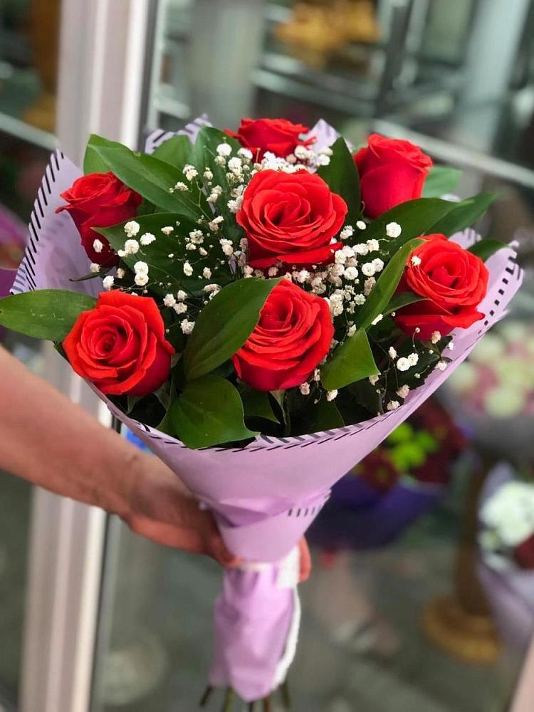 Букет цветов из: Розы в Пахомово