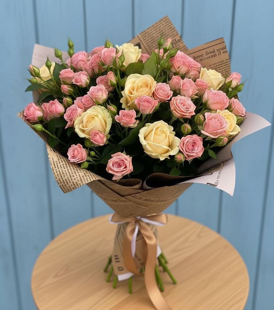 Букет цветов из: Розы в Пахомово