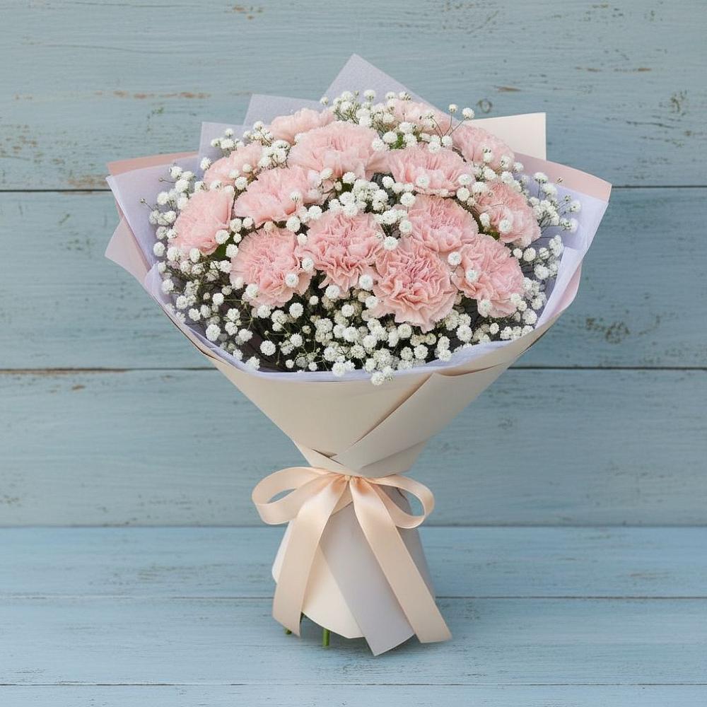 Букет цветов из: Гвоздики в Пахомово