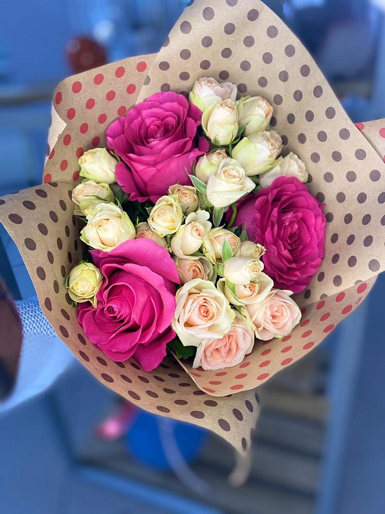 Букет цветов из: Розы в Пахомово