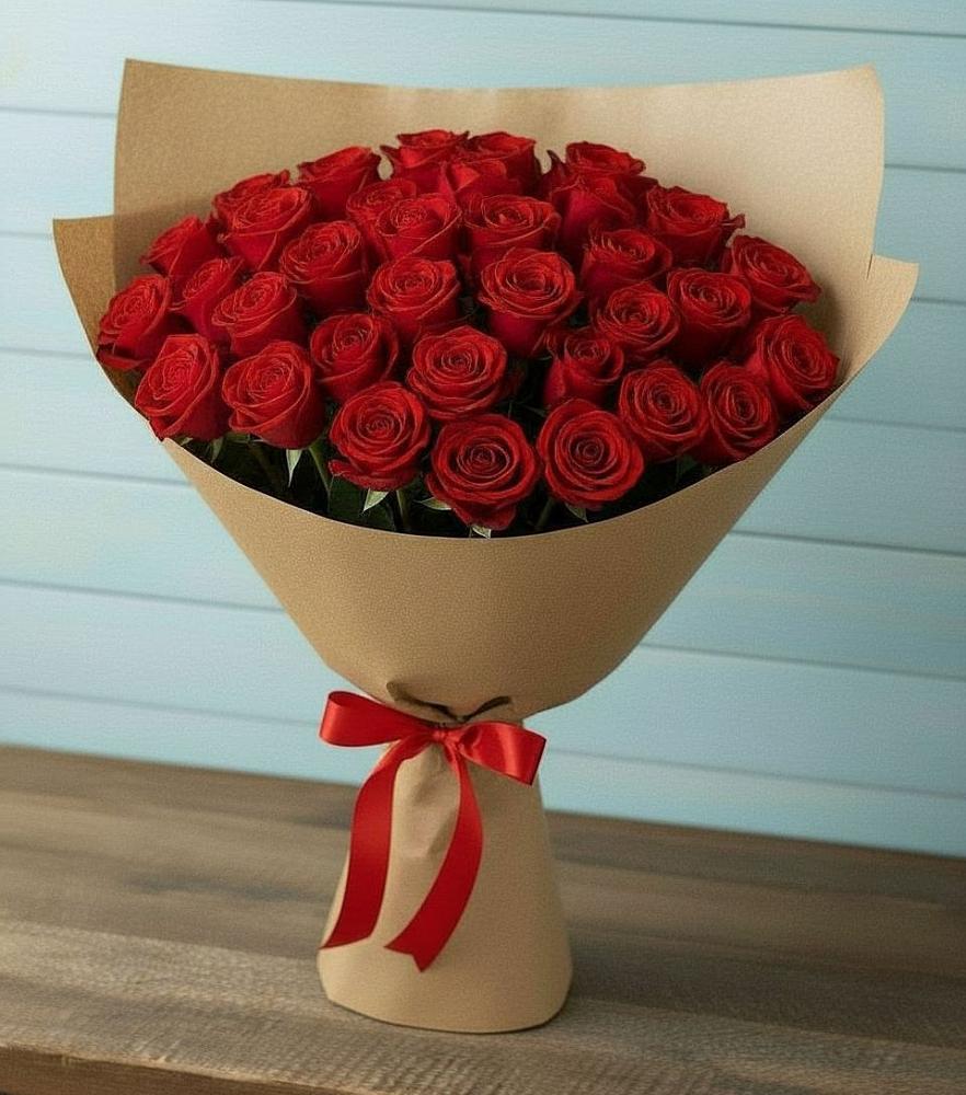 Букет Красные розы Милано в Пахомово