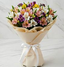 Букет цветов из:  Альстромерии #REPLACE_PRED# Пахомово