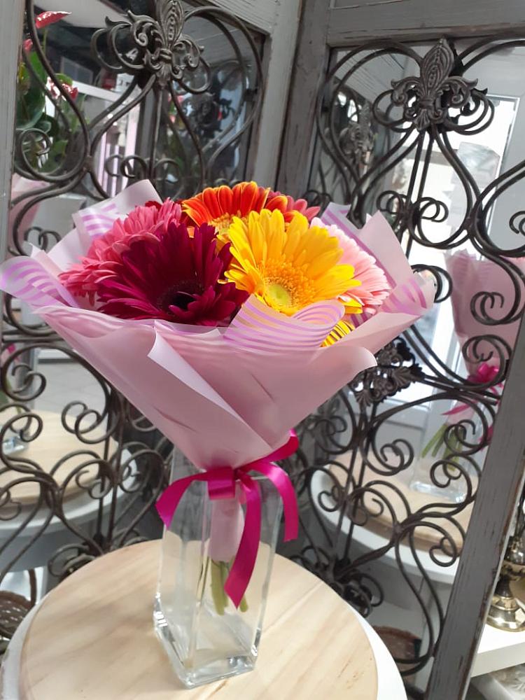 Букет цветов из: Герберы в Пахомово