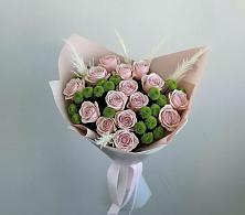 Букет цветов из:  Розы и Хризантемы #REPLACE_PRED# Пахомово