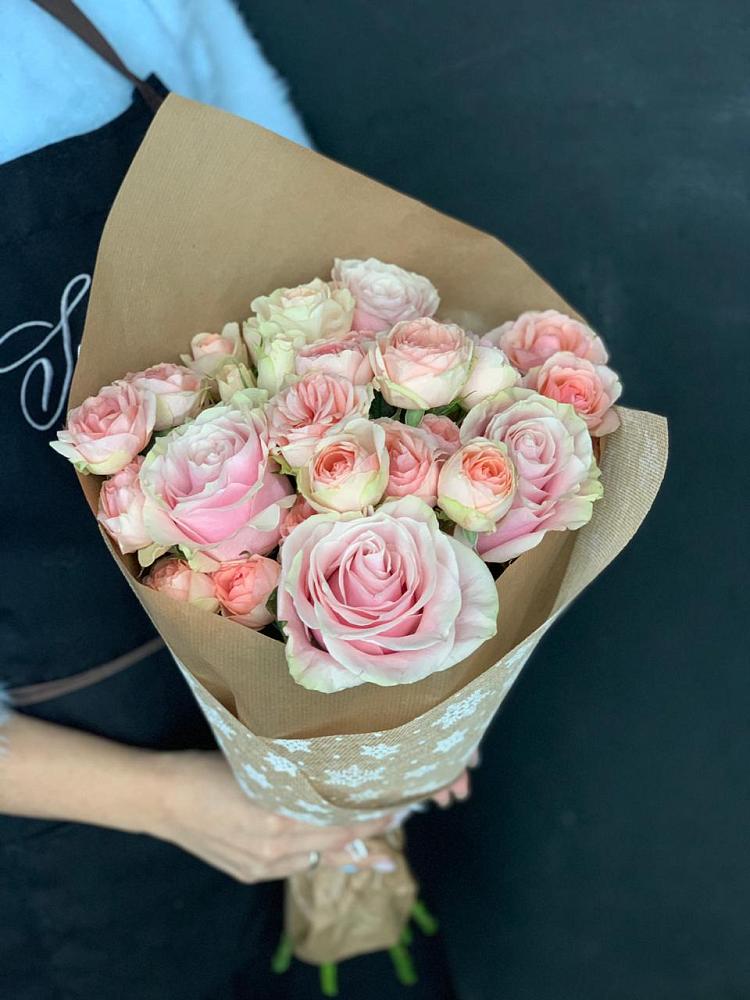 Букет цветов из: Хризантемы и Розы в Пахомово