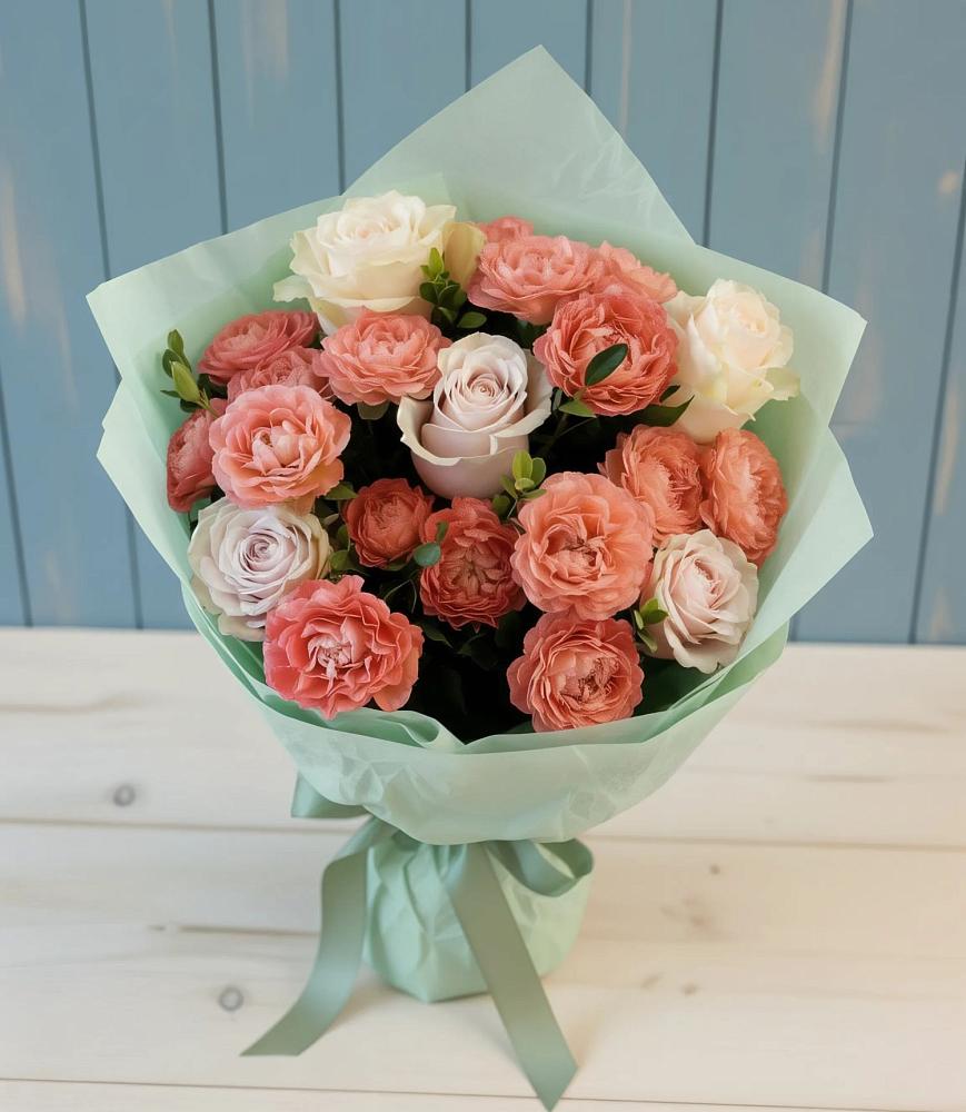 Букет цветов из: Розы в Пахомово
