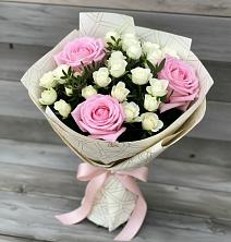 Букет цветов из:  Розы в Пахомово