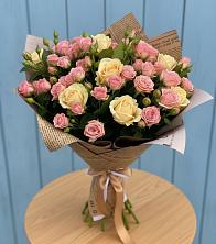 Букет цветов из:  Розы в Пахомово