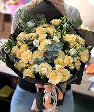 Букет цветов из:  Розы и Лизиантусы #REPLACE_PRED# Пахомово