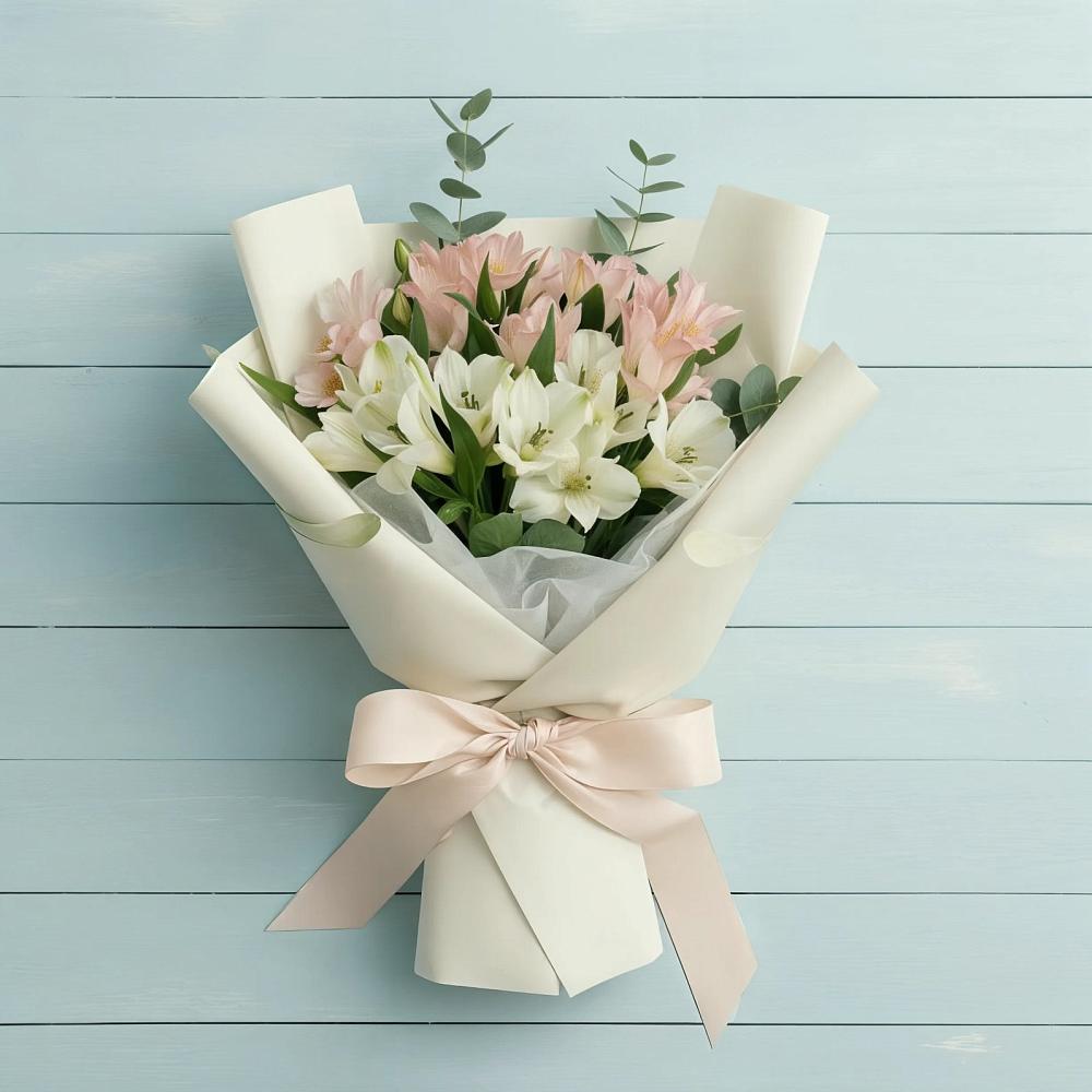 Букет цветов из: Альстромерии в Пахомово