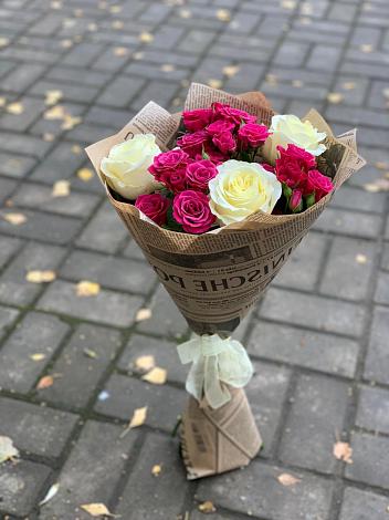 Букет цветов из: Розы в Пахомово