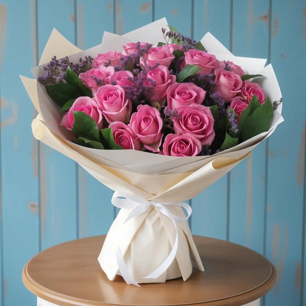 Букет цветов из: Розы в Пахомово