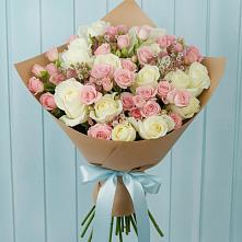 Букет цветов из:  Розы в Пахомово