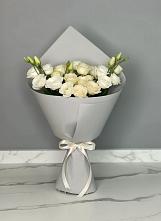 Букет цветов из:  Розы и Лизиантусы в Пахомово